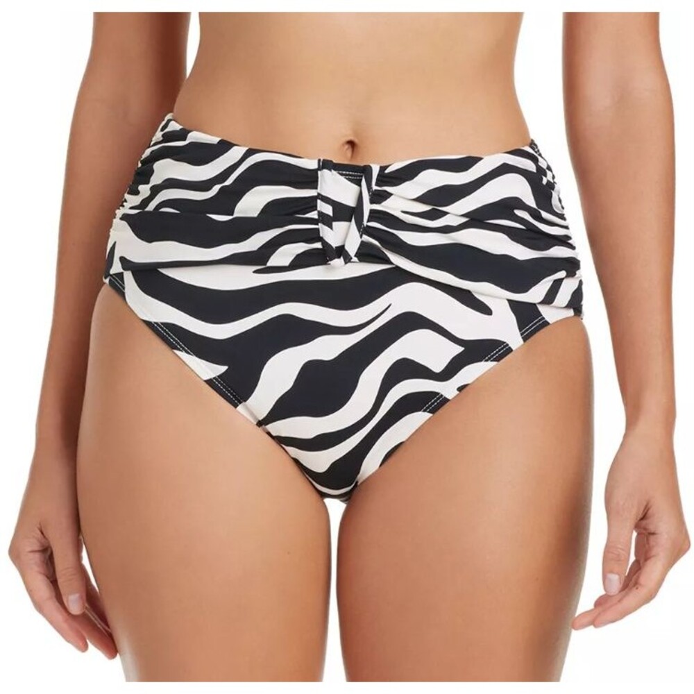Bleu Rod Beattie Women's V-Wire Shirred Bikini Bottoms Size 4     18119